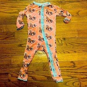 Kickee Pants Ruffle Coverall 12-18 months.